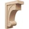 Ekena Millwork 11"W x 22"D x 33"H Classic Alma Rough Cedar Woodgrain TimberThane Corbel, Primed Tan CORUR11X22X33ALMRCPR - alternate 1